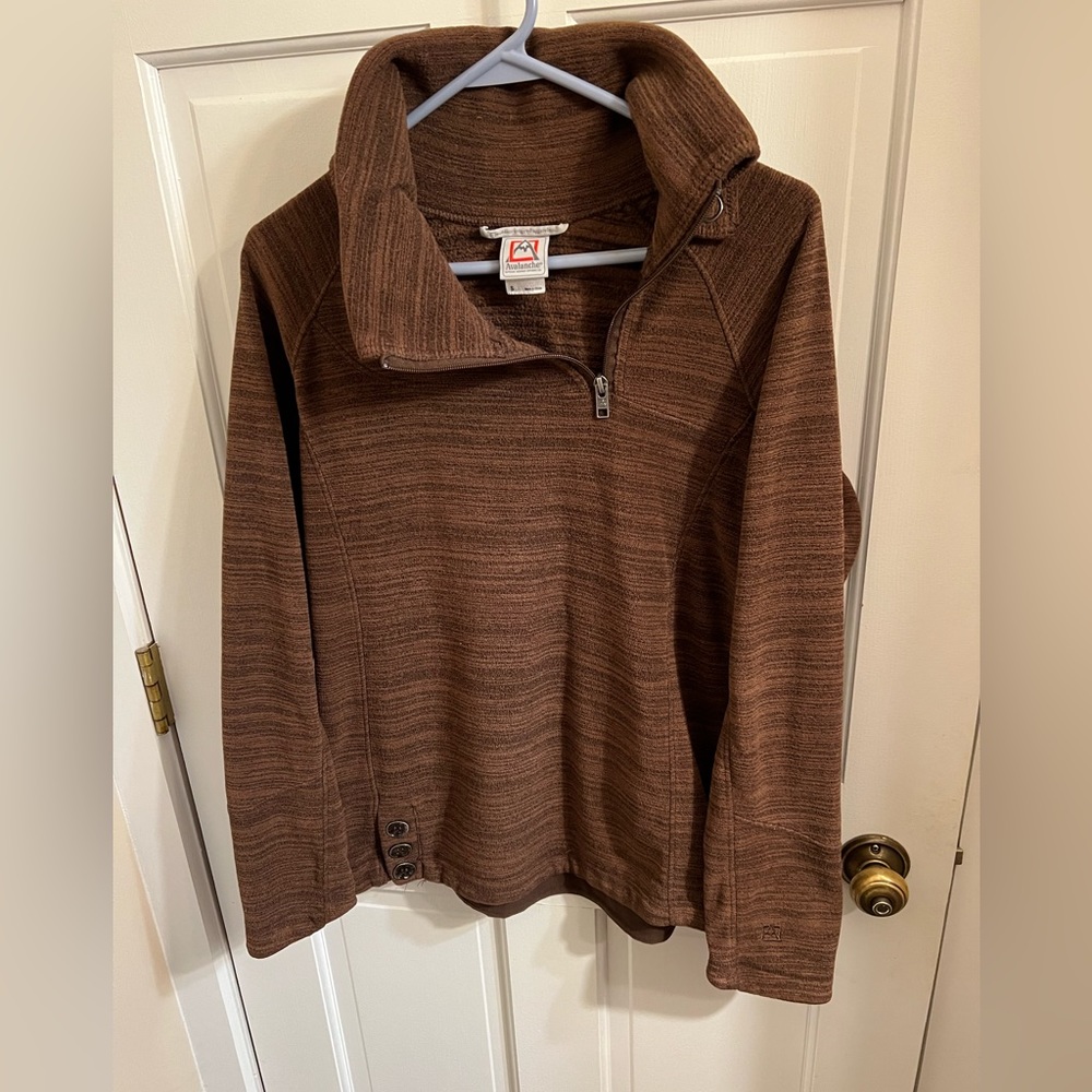 Avalanche size small tunic fleece top